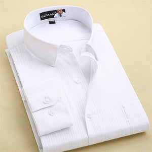 New Fashion Designer High Quality Solid Shirt Slim Fit Business Shirts