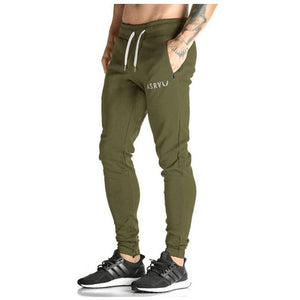 2017 New Men sportswear Pants Casual Elastic cotton Mens GYMS Fitness Workout Pants skinny Sweatpants Trousers Jogger Pants