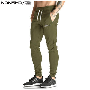 2017 New Men sportswear Pants Casual Elastic cotton Mens GYMS Fitness Workout Pants skinny Sweatpants Trousers Jogger Pants