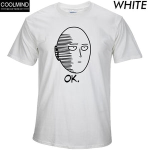 THE COOLMIND 100% cotton ANIME One Punch Man Printed T-Shirt