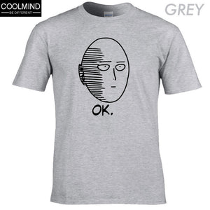 THE COOLMIND 100% cotton ANIME One Punch Man Printed T-Shirt