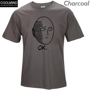 THE COOLMIND 100% cotton ANIME One Punch Man Printed T-Shirt