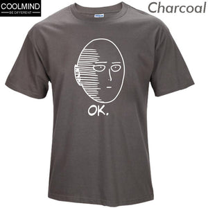 THE COOLMIND 100% cotton ANIME One Punch Man Printed T-Shirt