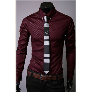 Men's Luxury Slim Fit Dress Shirts