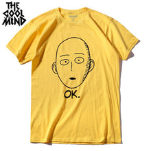 THE COOLMIND 100% cotton ANIME One Punch Man Printed T-Shirt