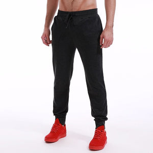 Pants Men Casual Joggers Fitness Sweatpants Male Long Trousers Fashion Tracksuit Elastic Waist Harem Pants Sportswear Solid New