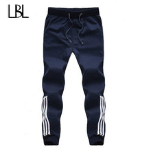 2018 New Fashion Tracksuit Bottoms Mens Casual Pants Cotton Sweatpants Mens Joggers Striped Pants Gyms Clothing Plus Size 5XL