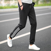 2018 New Fashion Tracksuit Bottoms Mens Casual Pants Cotton Sweatpants Mens Joggers Striped Pants Gyms Clothing Plus Size 5XL