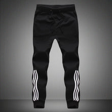 2018 New Fashion Tracksuit Bottoms Mens Casual Pants Cotton Sweatpants Mens Joggers Striped Pants Gyms Clothing Plus Size 5XL