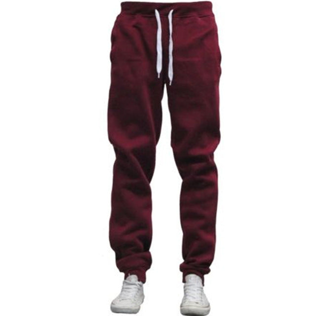 2018 Velvet Sweatpants Men Warm Thick Fleece Lined Sweat Pants Male Tracksuit Bottoms Winter Warm Long Track Pants Plus Size 3XL