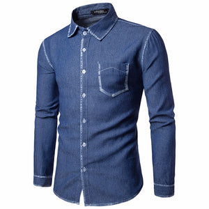 Mens Casual Long Sleeve Dress Shirts