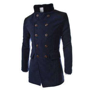 Luxurious Men's Winter Trench Coat