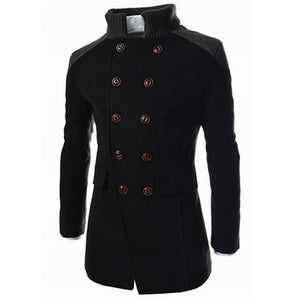 Luxurious Men's Winter Trench Coat