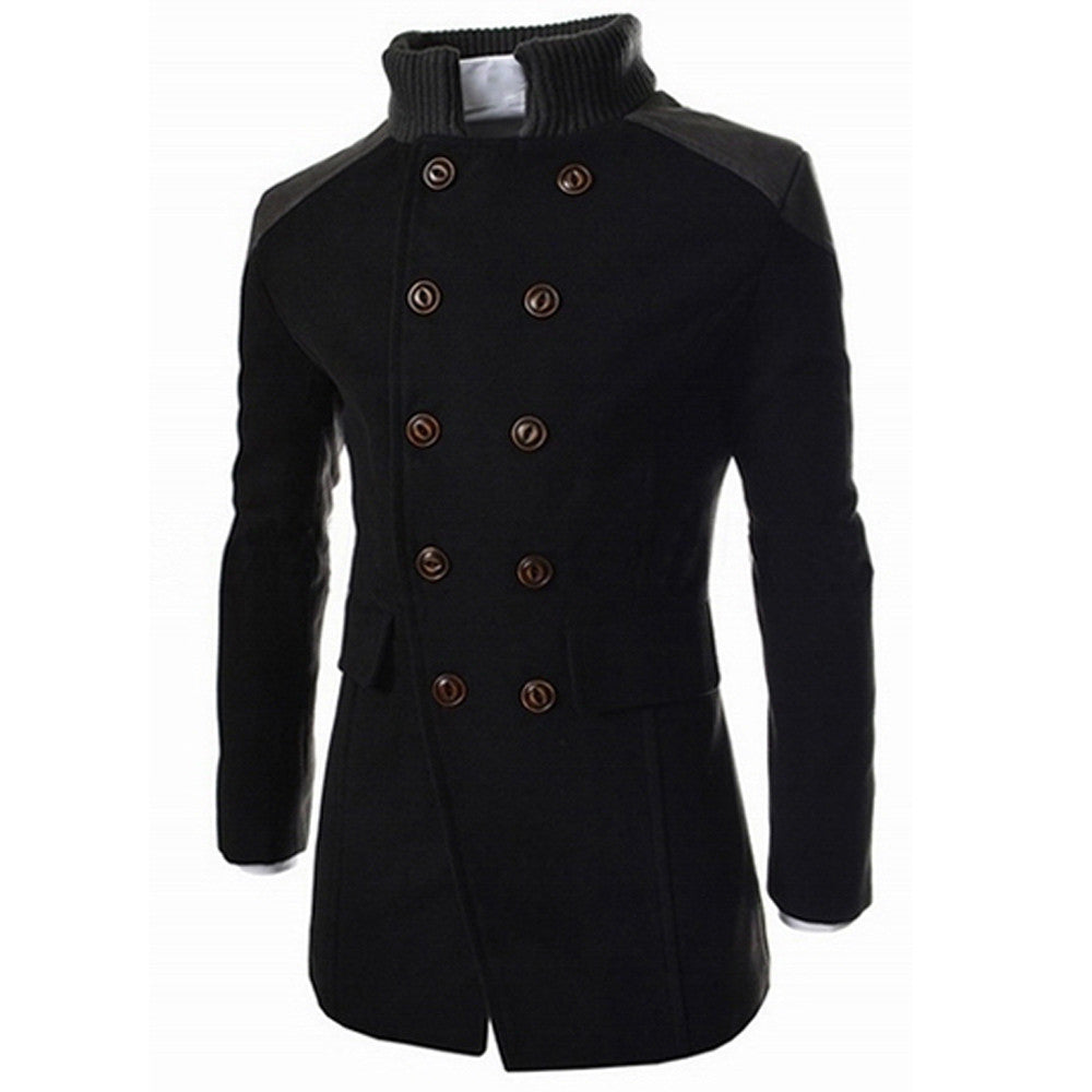 Luxurious Men's Winter Trench Coat