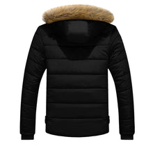 Men's Outdoor Warm Winter Thick Jacket Plus Fur Hooded Coat Jacket