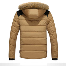 Men's Outdoor Warm Winter Thick Jacket Plus Fur Hooded Coat Jacket