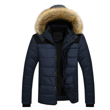 Men's Outdoor Warm Winter Thick Jacket Plus Fur Hooded Coat Jacket