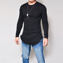 Men Slim Fit Long-Sleeve Muscle T-shirt