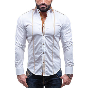 Slim Fit Men Shirt Suit