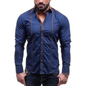 Slim Fit Men Shirt Suit