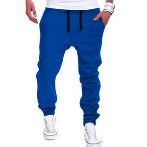 Mens Hip Hop Harem Joggers Pants 2018 Male Trousers Mens Joggers Drawstring Pockets Sweatpants Casual Long Trousers Pantolon