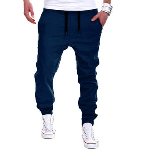 Mens Hip Hop Harem Joggers Pants 2018 Male Trousers Mens Joggers Drawstring Pockets Sweatpants Casual Long Trousers Pantolon