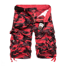 US Size 2018 New Camouflage Loose Cargo Shorts Men Cool Summer Military Camo Short Pants Homme Cargo Shorts