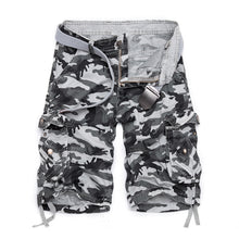 US Size 2018 New Camouflage Loose Cargo Shorts Men Cool Summer Military Camo Short Pants Homme Cargo Shorts