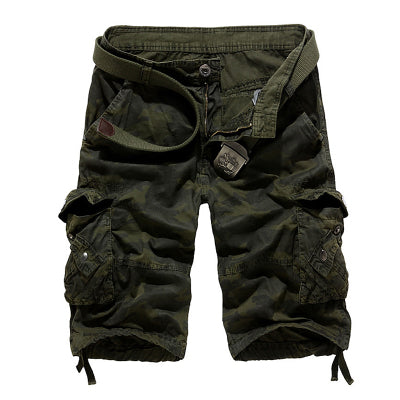 US Size 2018 New Camouflage Loose Cargo Shorts Men Cool Summer Military Camo Short Pants Homme Cargo Shorts