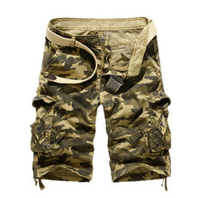US Size 2018 New Camouflage Loose Cargo Shorts Men Cool Summer Military Camo Short Pants Homme Cargo Shorts