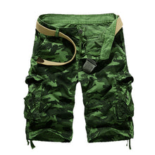 US Size 2018 New Camouflage Loose Cargo Shorts Men Cool Summer Military Camo Short Pants Homme Cargo Shorts