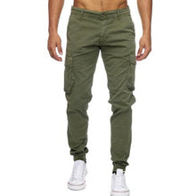 INCERUN 40 Army Green Men Cargo Pants Joggers Military Pants Fitness Sweatpants Workouts Trousers Multi-Pockets Pantalon Casual